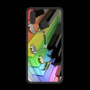 Coque  Huawei P20 Lite PREMIUM Rainbow piano