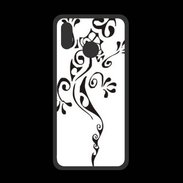 Coque  Huawei P20 Lite PREMIUM Pompiers en noir et blanc