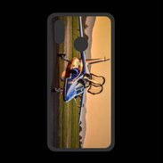 Coque  Huawei P20 Lite PREMIUM Alfa Jet au couché de soleil
