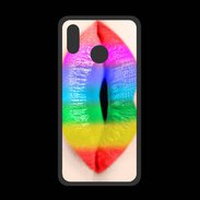 Coque  Huawei P20 Lite PREMIUM Bouche Arc en Ciel