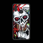 Coque  Huawei P20 Lite PREMIUM Tête de mort Graffiti couleur