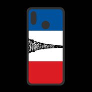 Coque  Huawei P20 Lite PREMIUM Drapeau français et Tour Eiffel