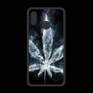 Coque  Huawei P20 Lite PREMIUM Feuille de cannabis en fumée