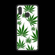 Coque  Huawei P20 Lite PREMIUM Feuille de cannabis sur fond blanc