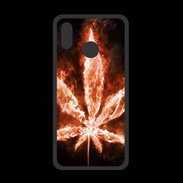 Coque  Huawei P20 Lite PREMIUM Cannabis en feu