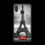 Coque  Huawei P20 Lite PREMIUM Vintage Tour Eiffel et 2 cv