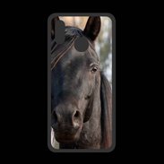 Coque  Huawei P20 Lite PREMIUM Tête de cheval noir