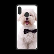 Coque  Huawei P20 Lite PREMIUM Bichon avec noeud papillon