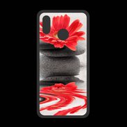 Coque  Huawei P20 Lite PREMIUM Fleurs et galet