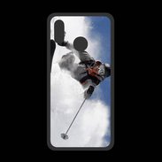 Coque  Huawei P20 Lite PREMIUM Skieur en montagne