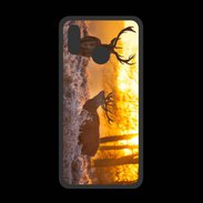 Coque  Huawei P20 Lite PREMIUM Cerf au couché de soleil 600