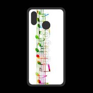 Coque  Huawei P20 Lite PREMIUM Portée de notes en couleur 50