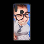 Coque  Huawei P20 Lite PREMIUM jeune Geek avec clavier