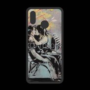 Coque  Huawei P20 Lite PREMIUM Kiss graffiti