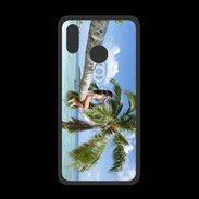 Coque  Huawei P20 Lite PREMIUM Palmier et charme sur la plage