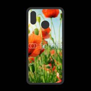 Coque  Huawei P20 Lite PREMIUM Champs de coquelicots