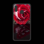 Coque  Huawei P20 Lite PREMIUM Belle rose Rouge 10