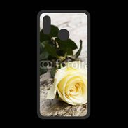 Coque  Huawei P20 Lite PREMIUM Belle rose Jaune 50
