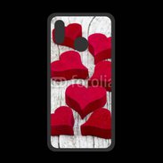 Coque  Huawei P20 Lite PREMIUM Coeur en bois