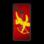 Coque  Huawei P20 Lite PREMIUM Cupidon sur fond rouge