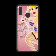 Coque  Huawei P20 Lite PREMIUM Dessin femme sexy style Betty Boop
