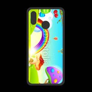 Coque  Huawei P20 Lite PREMIUM Cartoon nature et arc en ciel