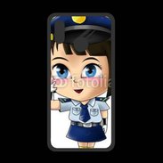 Coque  Huawei P20 Lite PREMIUM Cute cartoon illustration of a policewoman