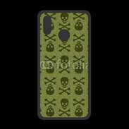 Coque  Huawei P20 Lite PREMIUM Fond tête de mort 7