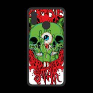 Coque  Huawei P20 Lite PREMIUM Tête de Mort Zombie 15