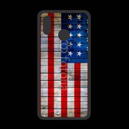 Coque  Huawei P20 Lite PREMIUM Drapeau USA Vintage