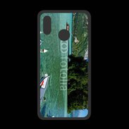 Coque  Huawei P20 Lite PREMIUM Barques sur le lac d'Annecy