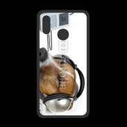 Coque  Huawei P20 Lite PREMIUM Chien écoutant de la musique