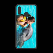 Coque  Huawei P20 Lite PREMIUM Bisou de dauphin