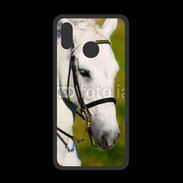 Coque  Huawei P20 Lite PREMIUM Portrait cheval blanc 25