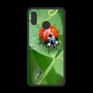Coque  Huawei P20 Lite PREMIUM Coccinelle sur une feuille