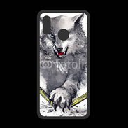 Coque  Huawei P20 Lite PREMIUM Loup en dessin 100