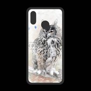 Coque  Huawei P20 Lite PREMIUM hibou en aquarelle