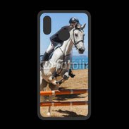 Coque  Huawei P20 Lite PREMIUM Saut d'obstacle à cheval 100
