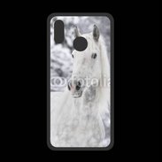 Coque  Huawei P20 Lite PREMIUM Portait de Cheval dans la neige 500
