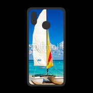 Coque  Huawei P20 Lite PREMIUM Bateau plage de Cuba