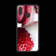 Coque  Huawei P20 Lite PREMIUM Fraise et bouche 2