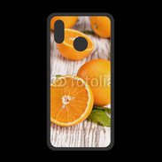 Coque  Huawei P20 Lite PREMIUM Belles oranges sur fond en bois