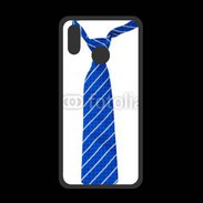 Coque  Huawei P20 Lite PREMIUM Cravate bleue
