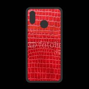 Coque  Huawei P20 Lite PREMIUM Effet crocodile rouge