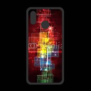 Coque  Huawei P20 Lite PREMIUM Fond abstrait coloré