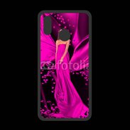 Coque  Huawei P20 Lite PREMIUM Mode robe longue fushia