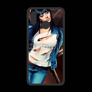 Coque  Huawei P20 Lite PREMIUM Brune fashion 1