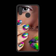 Coque  Huawei P20 Lite PREMIUM Bouche et ongles multicouleurs 5