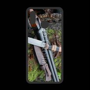 Coque  Huawei P20 Lite PREMIUM Fusil de chasse et couteau 2
