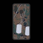 Coque  Huawei P20 Lite PREMIUM plaque d'identité soldat américain